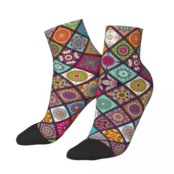 Etnik desen Totem halı sanat Unisex kış çorap sıcak mutlu çorap sokak stili çılgın çorap