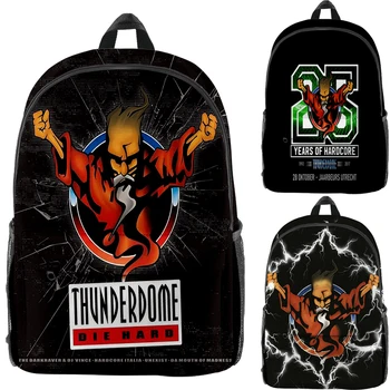 Hardcore Thunderdome erkekler için sırt çantası Kız Öğrenciler Sırt Çantası Genç Serin Dizüstü Sırt Çantası Çocuk okul çantası Erkekler Seyahat Çantası