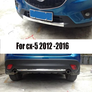 Araba Ön Tampon Trim Koruyucu Mazda CX-5 CX5 2013 2014 2015 2016 Araba Styling Aksesuarları Arka Tampon Kapak Trim